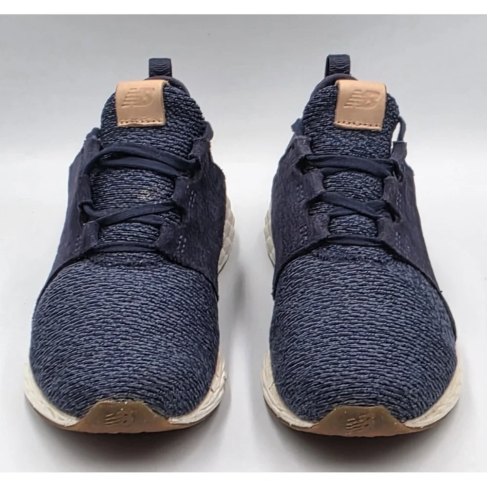 New Balance Cruz WCRUZON Women 7.5 Navy White Gum Fresh‎ Foam Sneakers